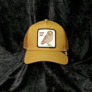 NEW The Farm Animal Goorin Bros Wise Ass Owl Trucker Hat Mesh Snap Back